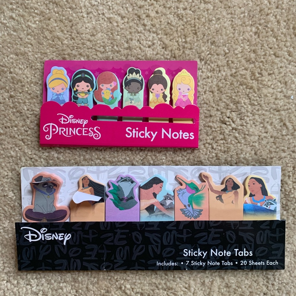Disney Princess sticky notes 👑